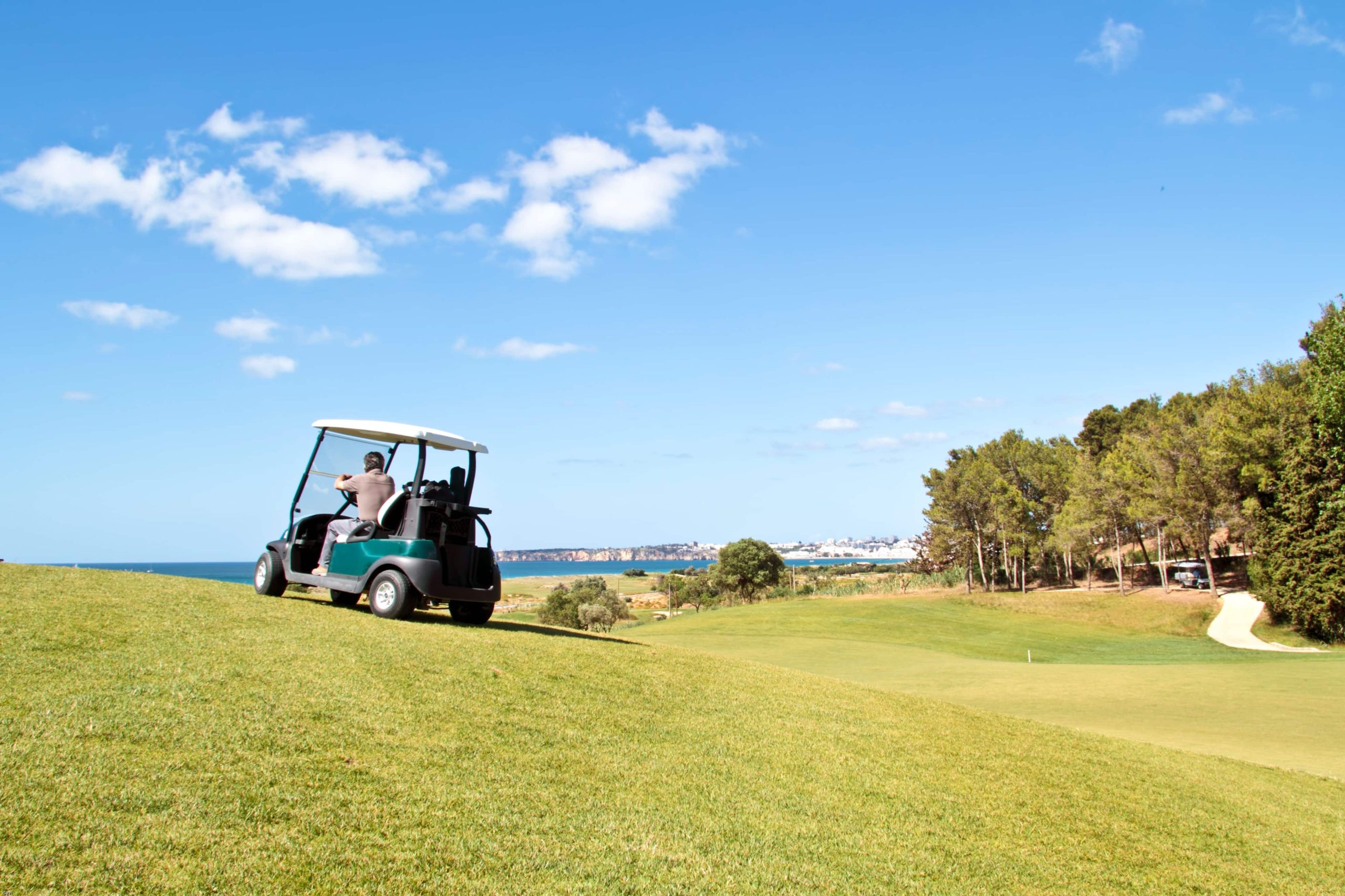 Golf course in the Algarve Portugal