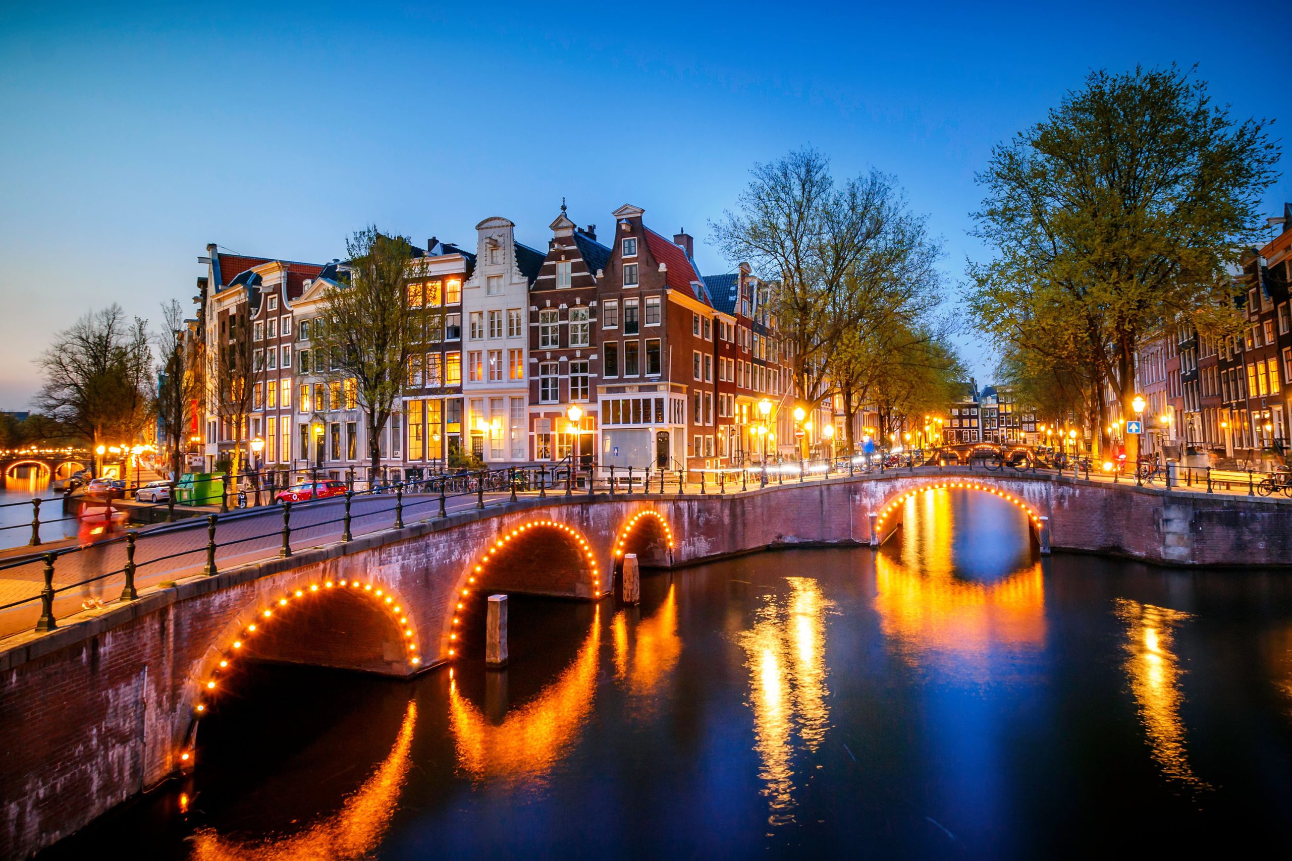 Amsterdam at night